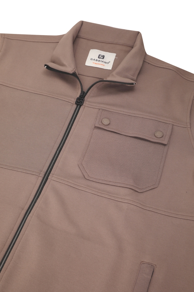 PRAKTISCH INTERLOCK VEST 425941 5997 desert taupe